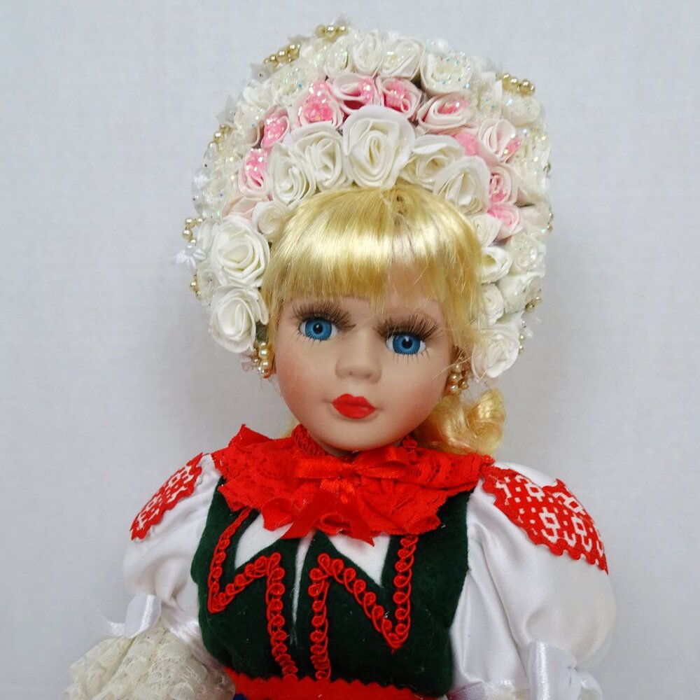 Slovak Slovakia Folk Outfit Doll 18" Costume Kroj Eastern European Traditional